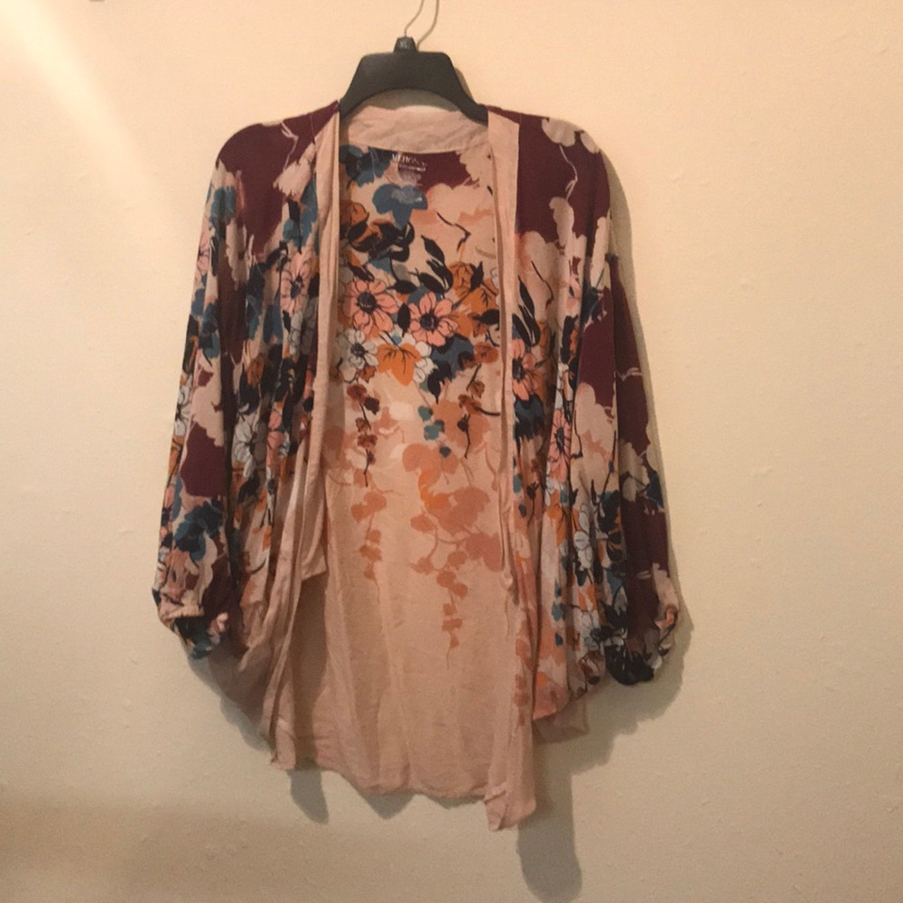 Printed kimono